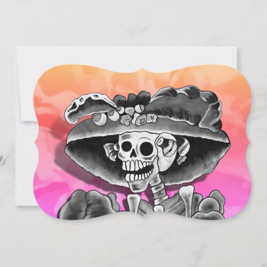 Dia de los Muertos Calavera   Kaart (Voorkant)