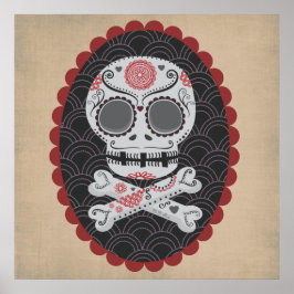 Día de los Muertos calaveras Poster