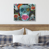 Dia De Los Muertos Canvas Afdruk (Insitu (Slaapkamer))