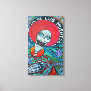 Dia De Los Muertos Canvas Afdruk