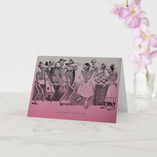 Dia DE Los Muertos Card - Engelse ultratumba van Kaart