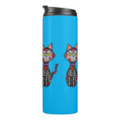 Dia de Los Muertos Cat Thermosbeker (Geroteerd rechts)