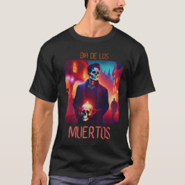Dia de los Muertos Catrin con Calavera T-shirt