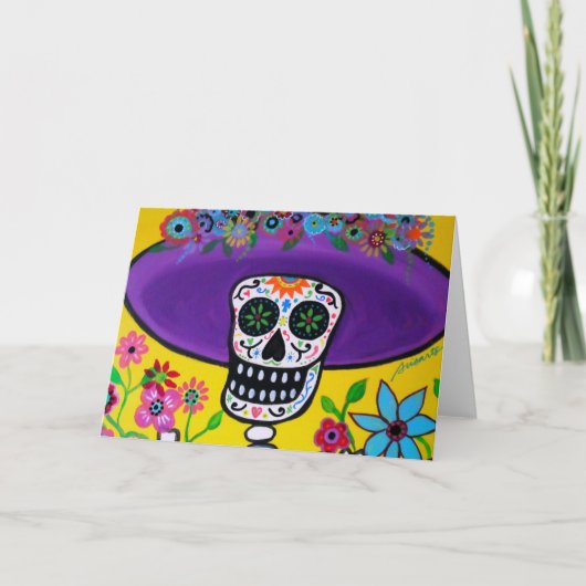 DIA DE LOS MUERTOS CATRINA KAART (Voorkant)