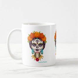 Dia de Los Muertos Catrina Koffiemok