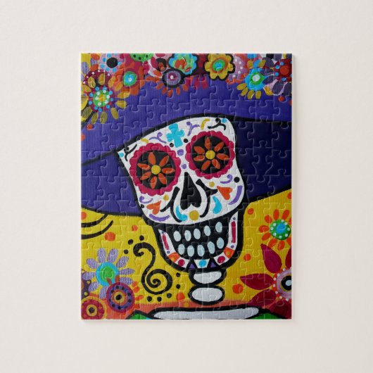 Dia de los Muertos Catrina Legpuzzel (Verticaal)