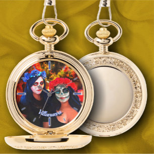 Dia de los Muertos Catrinas 1718 Horloge