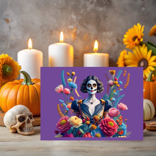 Día de los Muertos, celebración de amor y recuerdo Kaart