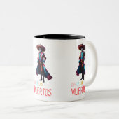 Dia de los Muertos Charro Tweekleurige Koffiemok (Voorkant rechts)