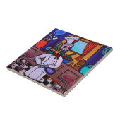 Dia de los Muertos Chef Tegeltje (Zijkant)