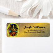 Dia de Los Muertos Church PV-190130 Adres Etiket (Insitu)