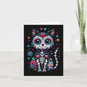 Dia De Los Muertos Cinco De Mayo Kat Sugar Skull M Kaart
