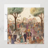 "Dia de los Muertos", Concerto de los Muertos Kaart (Voorkant / Achterkant)