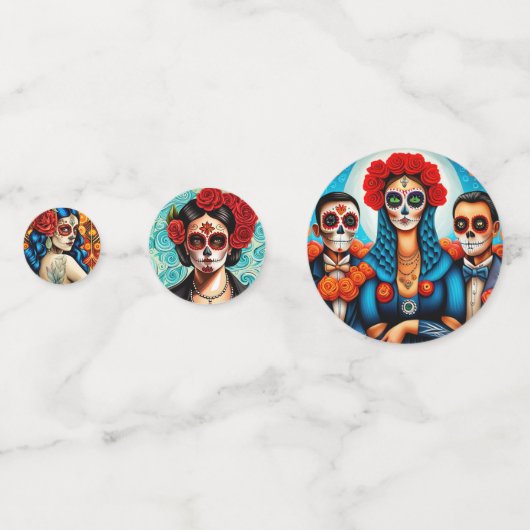 Día de los Muertos Confetti (Achterkanten)