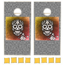 Dia DE LOS MUERTOS Cornhole Set