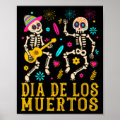Dia de los Muertos Costume Day of the Dead Skeleto Poster (Voorkant)