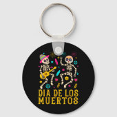Dia de los Muertos Costume Day of the Dead Skeleto Sleutelhanger (Voorkant)
