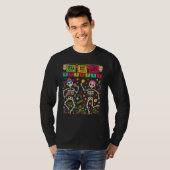 Dia de los Muertos Costume Day of the Dead Skeleto T-shirt (Voorkant volledig)