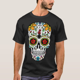Dia de Los Muertos Costume Sugar Skull Shirt Man W