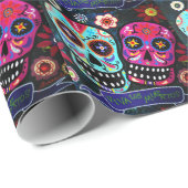 Dia de los Muertos Couple Cadeaupapier (Rol Hoek)