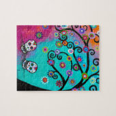 Dia de los Muertos Couple Legpuzzel (Horizontaal)