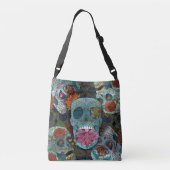 Dia De Los Muertos Crossbody Tas (Achterkant)