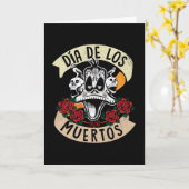 Día de Los Muertos DAFFY DUCK™ Kaart (Gele Bloem)