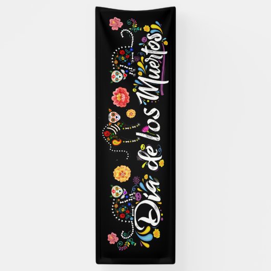 Dia de los Muertos - Dag van de dode banner (Verticaal)