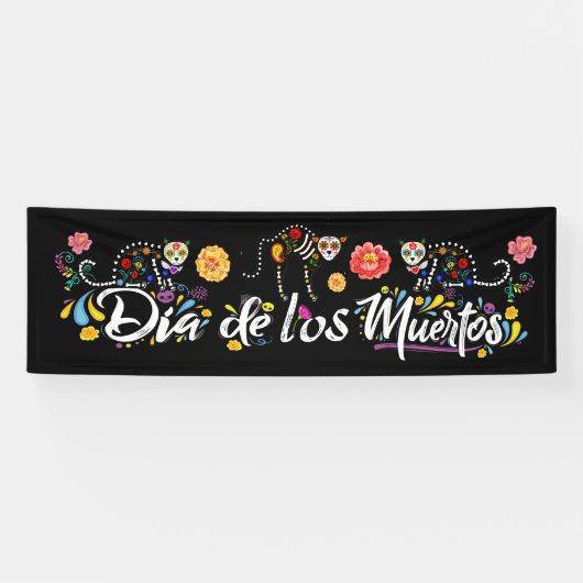Dia de los Muertos - Dag van de dode banner (Horizontaal)