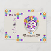 Dia de los Muertos Dag van de dode feestdag Kaart (Voorkant / Achterkant)