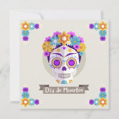 Dia de los Muertos Dag van de dode feestdag Kaart (Voorkant)