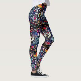 Dia de los Muertos Dag van de dode halloween Leggings