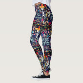 Dia de los Muertos Dag van de dode halloween Leggings (Links)