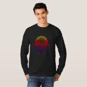 Dia de los Muertos Dag van de dode hoofdtelefoon T-shirt (Voorkant volledig)