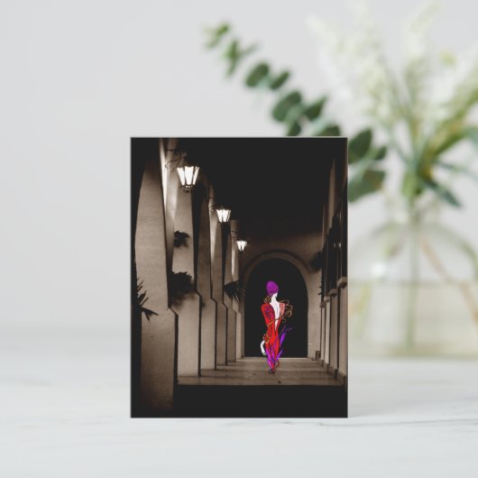 DIA DE LOS MUERTOS DAG VAN DE DODE PARTIJ INVITE KAART (Staand voorkant)