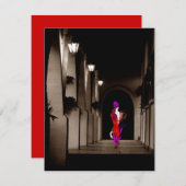 DIA DE LOS MUERTOS DAG VAN DE DODE PARTIJ INVITE KAART (Voorkant / Achterkant)