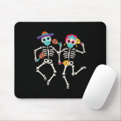 Dia de los Muertos Dag van de dode schedel Muismat (Met muis)