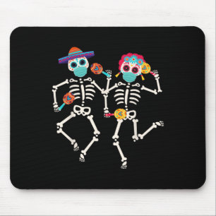 Dia de los Muertos Dag van de dode schedel Muismat