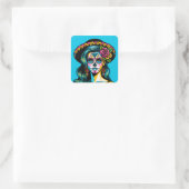 Día de los Muertos Dag van de Dode Stickers (Tas)