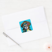 Día de los Muertos Dag van de Dode Stickers (Envelop)