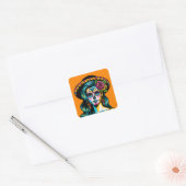 Día de los Muertos Dag van de Dode Stickers (Envelop)