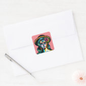 Día de los Muertos Dag van de Dode Stickers (Envelop)