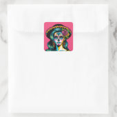 Día de los Muertos Dag van de Dode Stickers (Tas)