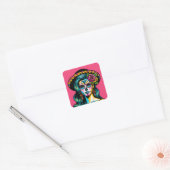 Día de los Muertos Dag van de Dode Stickers (Envelop)