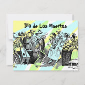 Dia de Los Muertos Dag van de Dode Uitnodigingen (Voorkant)