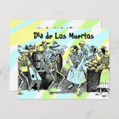Dia de Los Muertos Dag van de Dode Uitnodigingen (Voorkant / Achterkant)