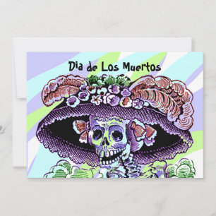 Dia de Los Muertos Dag van de Dode Uitnodigingen