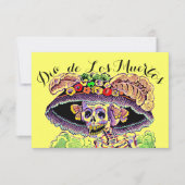 Dia de Los Muertos Dag van de Dode Uitnodigingen (Voorkant)