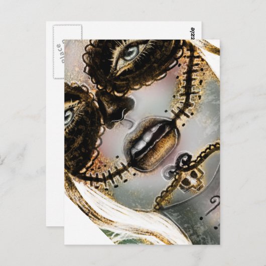 "Dia de Los Muertos" (Dag van de doden) Briefkaart (Voorkant / Achterkant)