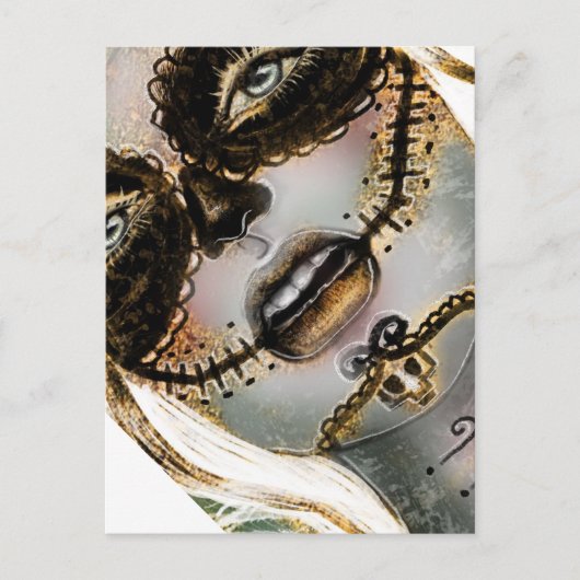 "Dia de Los Muertos" (Dag van de doden) Briefkaart (Voorkant)